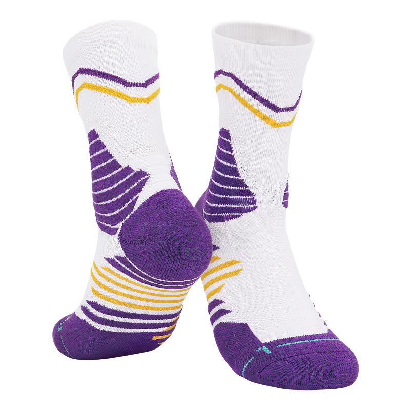 WaveFlex Purple Sports Socks