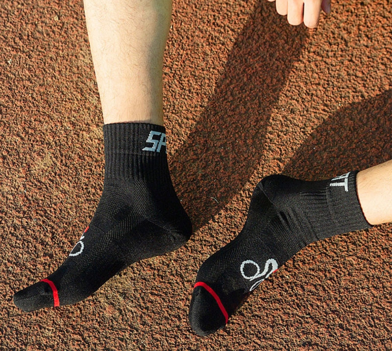 CyclePro Black Sports Socks